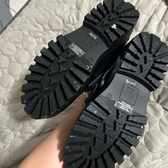 Dolce Vita Chunky loafers Faux Fur size 9 - Picture 3 of 8